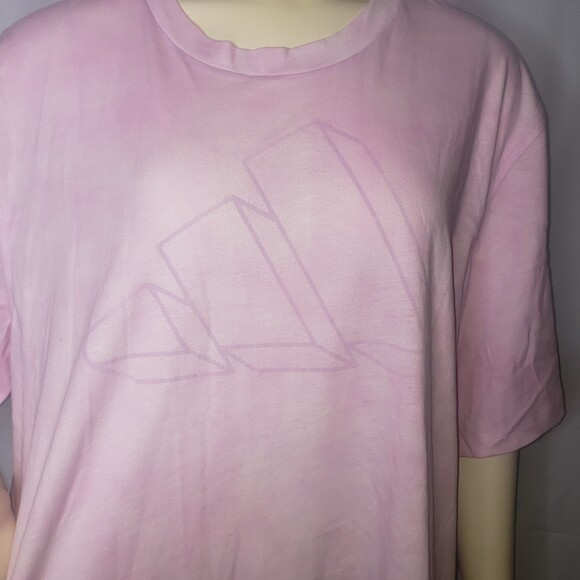 adidas Other - ADIDAS Three Bar Wash T Shirt Lilac Size 2XL NEW WITH TAGS